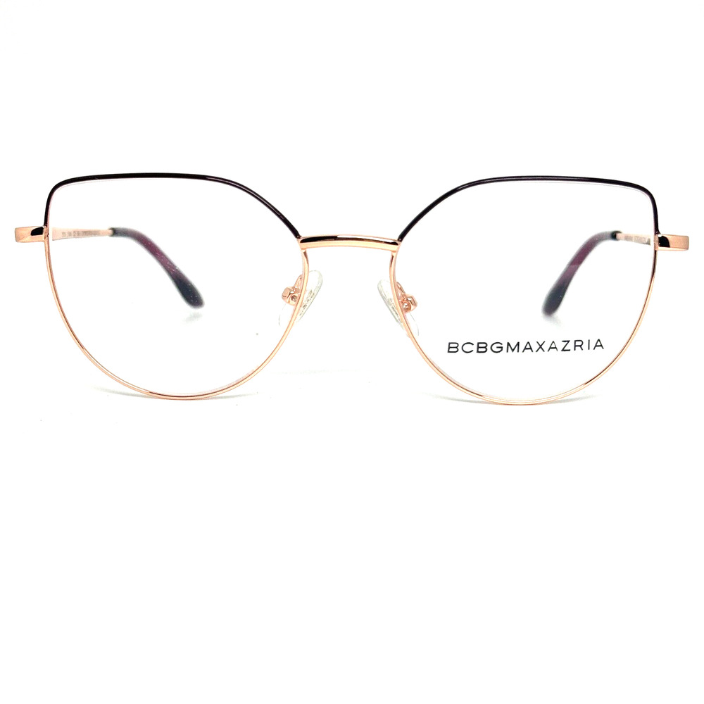 BCBG Max Azaria Purple Rose Gold 51mm‎ New Authentic Eyeglass Frame H14106